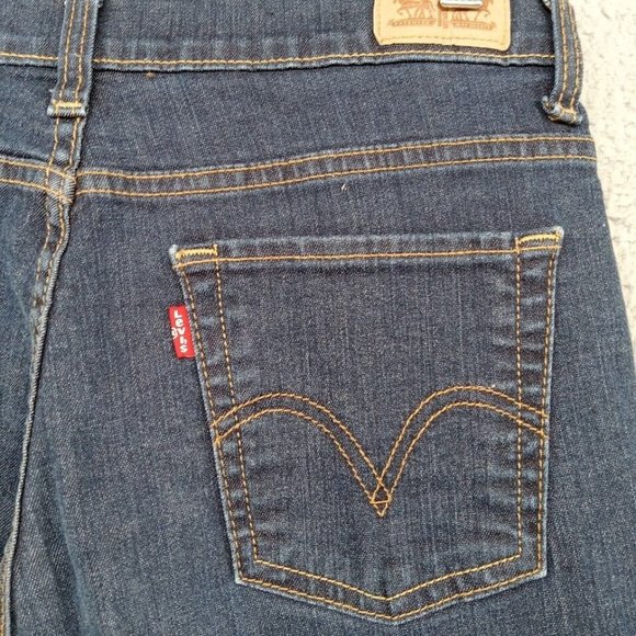 Levis Jeans Womens 10 Blue Indigo 512 Bootcut Perfectly Slimming Classicore - Picture 8 of 11
